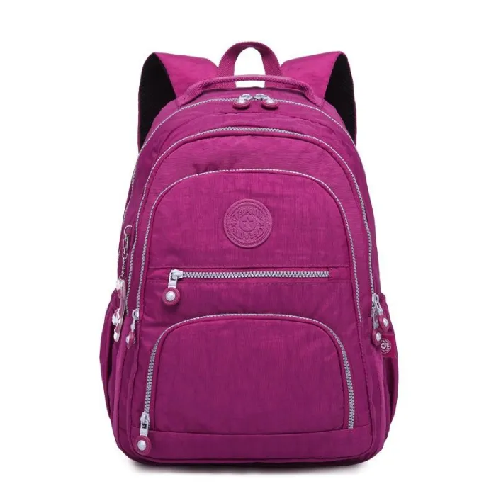 Outdoor Travel Waterproof Nylon Casual Multi Pockets Backpack