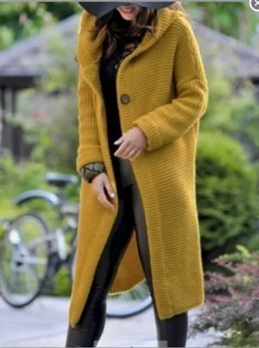Women Casual Long Sleeve Wool Blend Knitted Cardigans