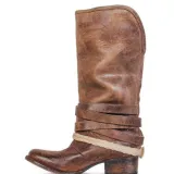 Buckle All Season Leather Boots