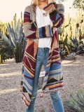 Multicolor Tribal Knitted Cardigan