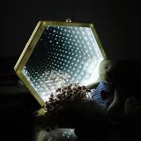 Thrisdar LED3D Battery USB Dual Mirror Tunnel Night Light