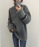 Fashion warm turtle neck sweater