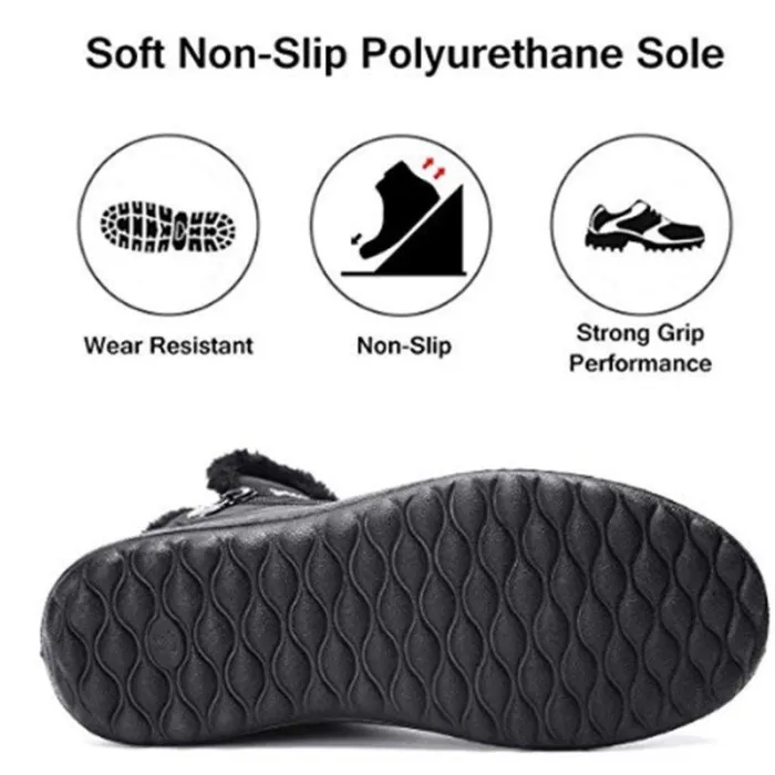 Women Outdoor Anti-Slip Walking Snow Boots