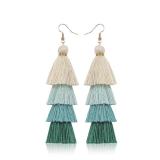 Handmade Colorful Tasseled Bohemia Earrings