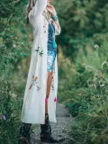 Fashion Inwrought Long Sleeve Cardigan Dresses