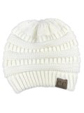 Patch Casual Solid Knitted Cap