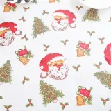 Linen Cotton Christmas Washable Tablecloth