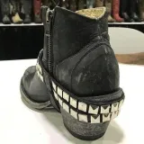 Pu All Season Chunky Heel Boots