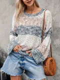 Ombre/tie-Dye Long Sleeve Shirts & Tops