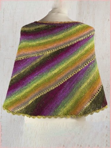 Green Knitted Scarves & Shawls