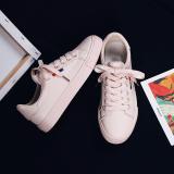 Women's Fashion Casual Solid Color Lace-Up Sneakers