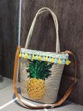 Multicolor Zipper Boho Linen Shoulder Bags