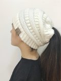Patch Casual Solid Knitted Cap
