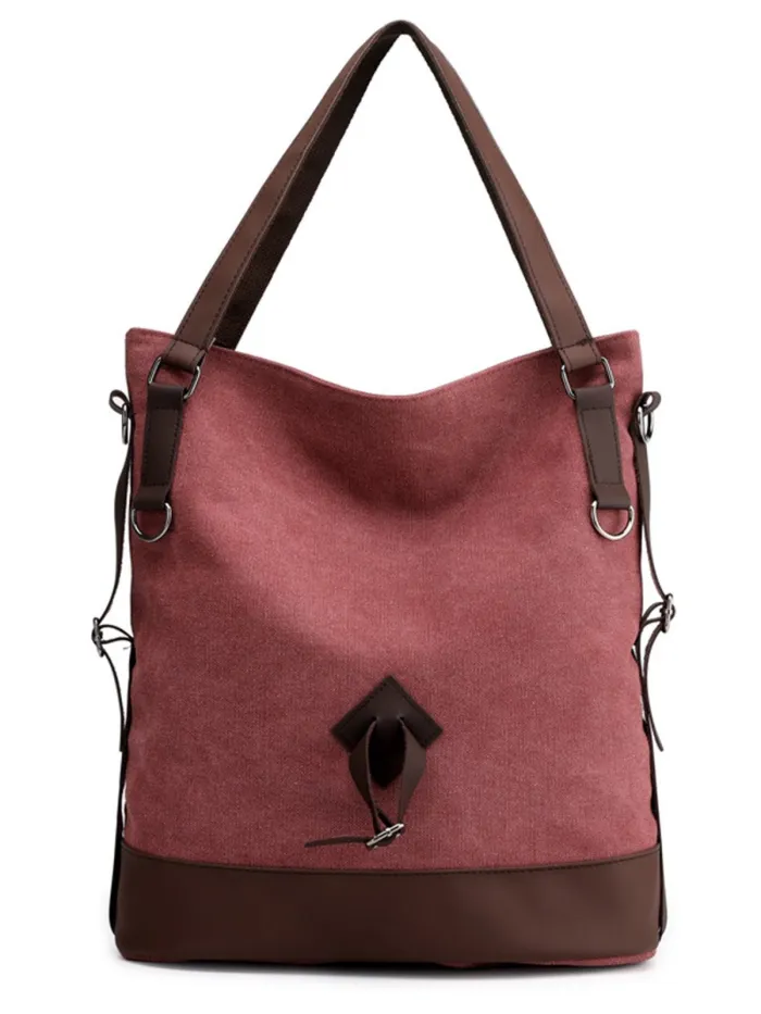 Women Canvas Large Capacity Bag Leisure  Shoulder Bags