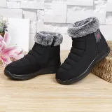 Women Comfy Snow Boot Flat Heel Plus Size Warm Shoes