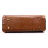 Women Solid Casual PU Leather Bag
