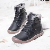 New Cotton Warm Large Size Comfortable Antiskid Shoes Couple Snow Boots