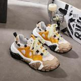 Breathable Lace Color Matching Sports Shoes
