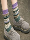 Vintage Tribal Printed Breathable Casual Cotton Warm Socks
