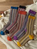 Fashion Cotton Striped Socks