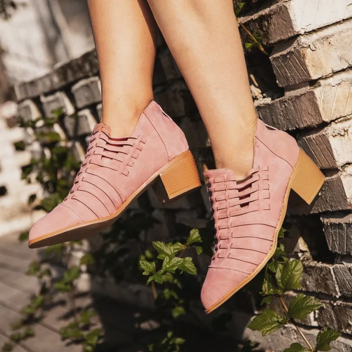 Women Plus Size Faux Leather Booties with Zipper Shoes