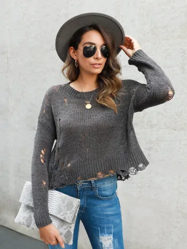 Shift Long Sleeve Crew Neck Sweater