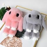 Cute Cartoon Rabbit Crossbody Bag New Plush Female Bag Chain Shoulder Bag Fashion Folder Bag