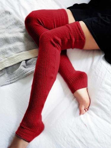 Knitted Breathable Casual Stripes Socks