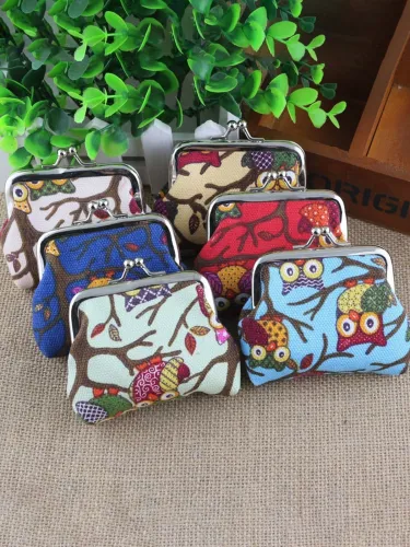 Canvas Creative Coin Purse 9*7cm