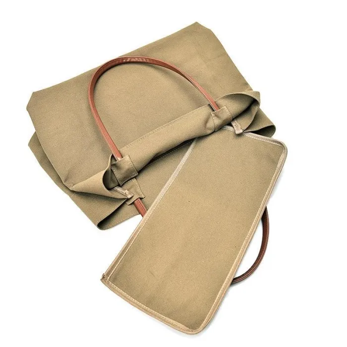 Large-Capacity Shoulder Bag Casual Canvas Female Bag