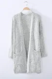 Casual Pockets Knitted Cardigan