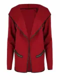 Lapel Plain Long Sleeve Blazer