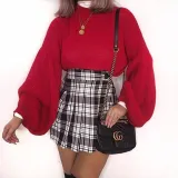 Fashion Round Collar Long Sleeve Loose Comfortable Sweater