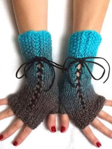 Orange Vintage Gloves & Mittens