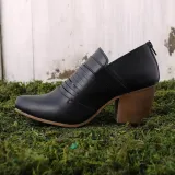 Women Vintage Ankle Boots Casual Chic Zipper Boots