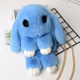 Cute Cartoon Rabbit Crossbody Bag New Plush Female Bag Chain Shoulder Bag Fashion Folder Bag