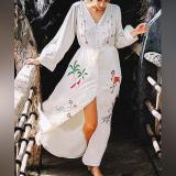 Fashion Inwrought Long Sleeve Cardigan Dresses