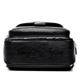 2 in 1 Women Leather Backpack+Crossbody Sling Shoulder Bag