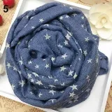 Hot Girl's Kids Star Pentagram Warm Shawl