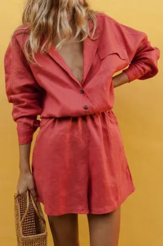 Cool Girl Tooling Jumpsuit Shorts