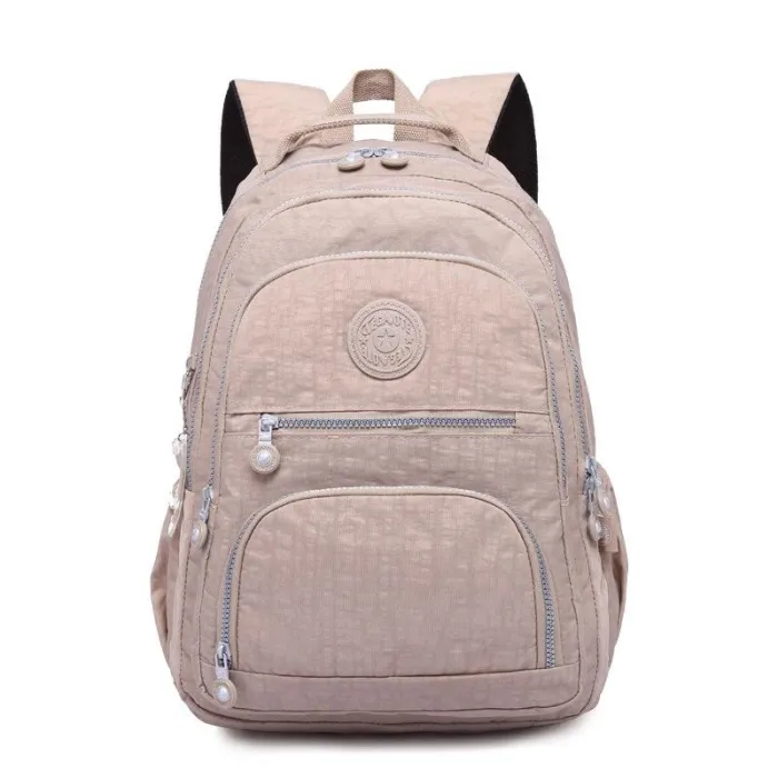 Outdoor Travel Waterproof Nylon Casual Multi Pockets Backpack