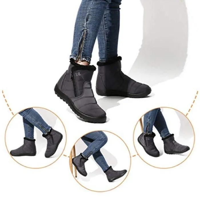 Women Outdoor Anti-Slip Walking Snow Boots