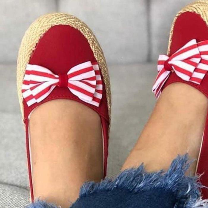 Bowknot Slip-on Loafers