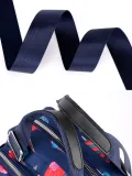 Floral Nylon Zipper Backpacks Crossbody Bags
