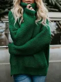 Casual Loose Striped Knitted Sweater