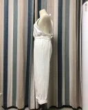 Sexy Backless Sleeveless Linen Jumpsuit