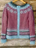 Long Sleeve Color-Block Tribal Women's Cardigans