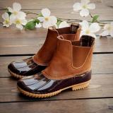 Women Two-Tone Duck Boots