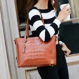 Bag - Fashion Crocodile Print Simple Bag