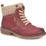 Women Casual Knitted Cuff Ankle Warm Boots